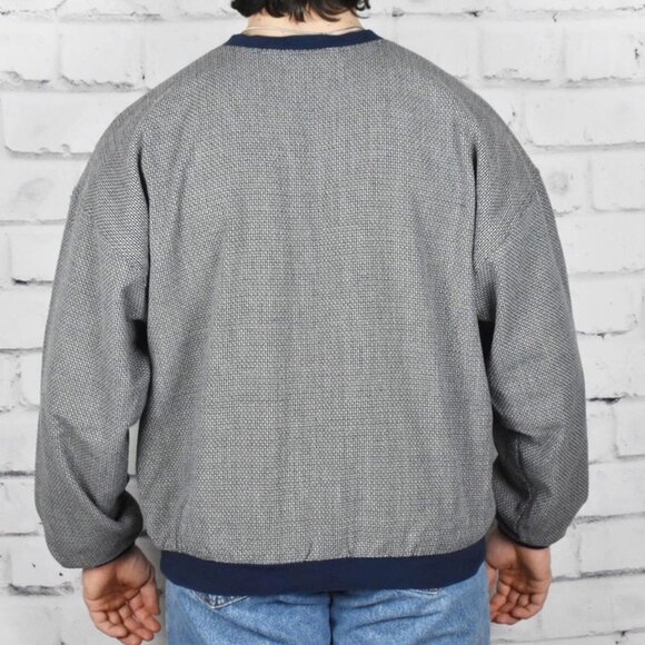 Vintage Y2K Superbowl Champs XXXIV 2000 Pullover Woven V-Neck Sweater Sweatshirt - Picture 3 of 4